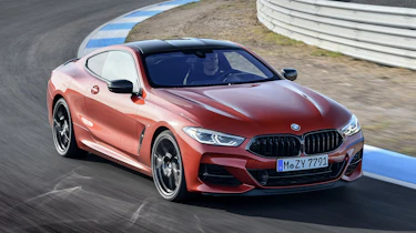 BMW 8 Series - track front cornering