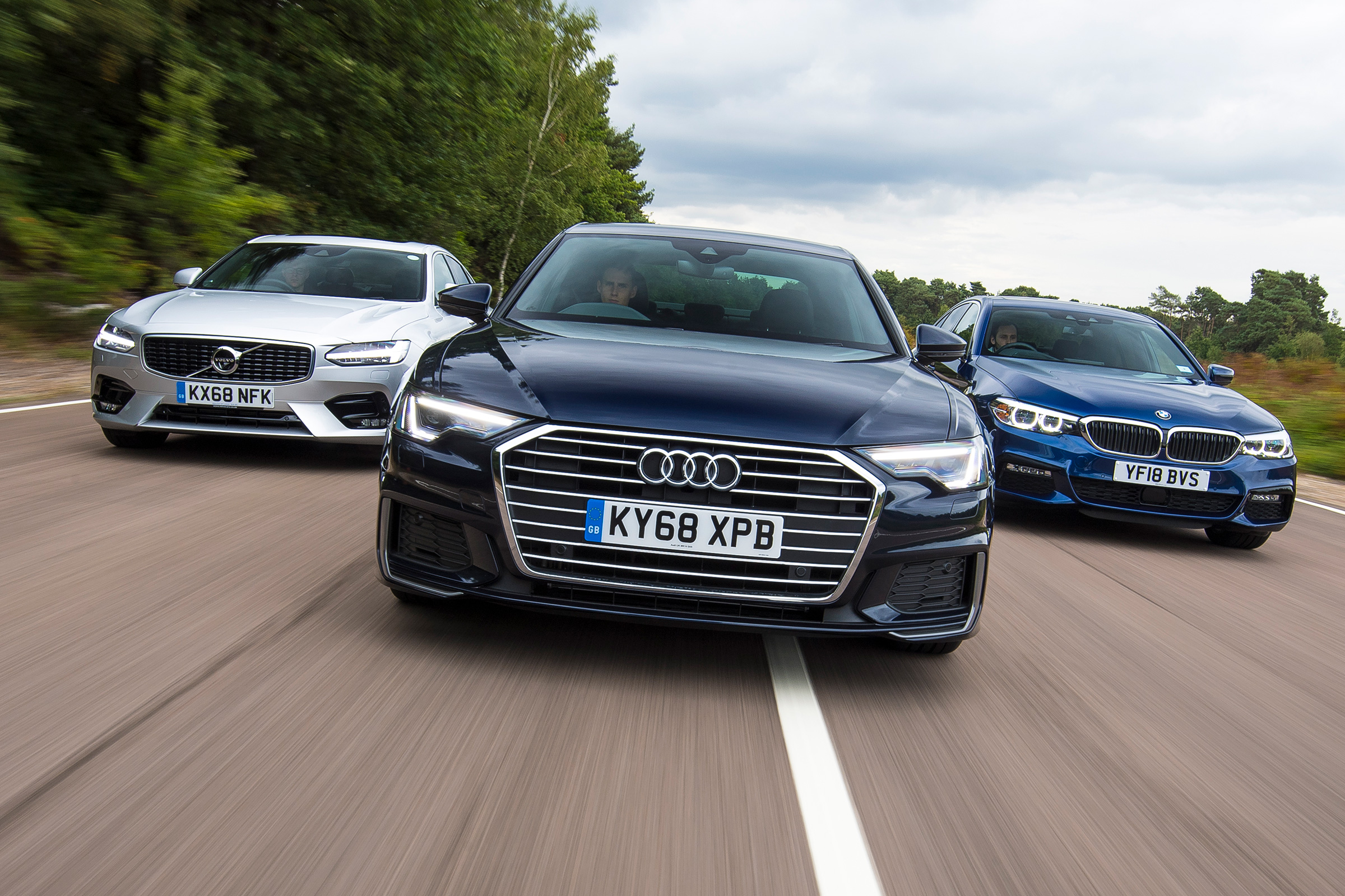 Audi A6 vs BMW 5 Series vs Volvo S90 - Header