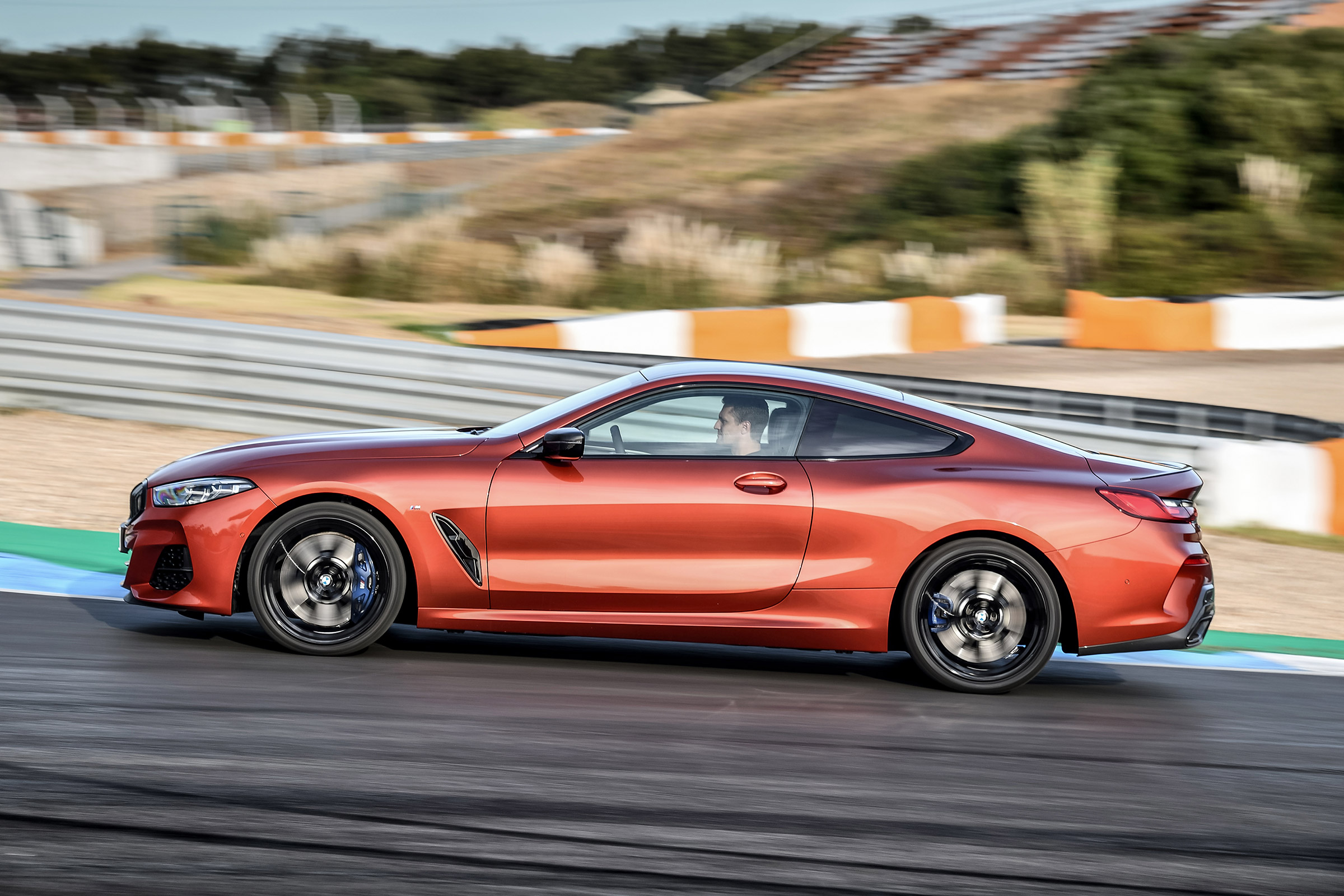 BMW 8 Series - track side