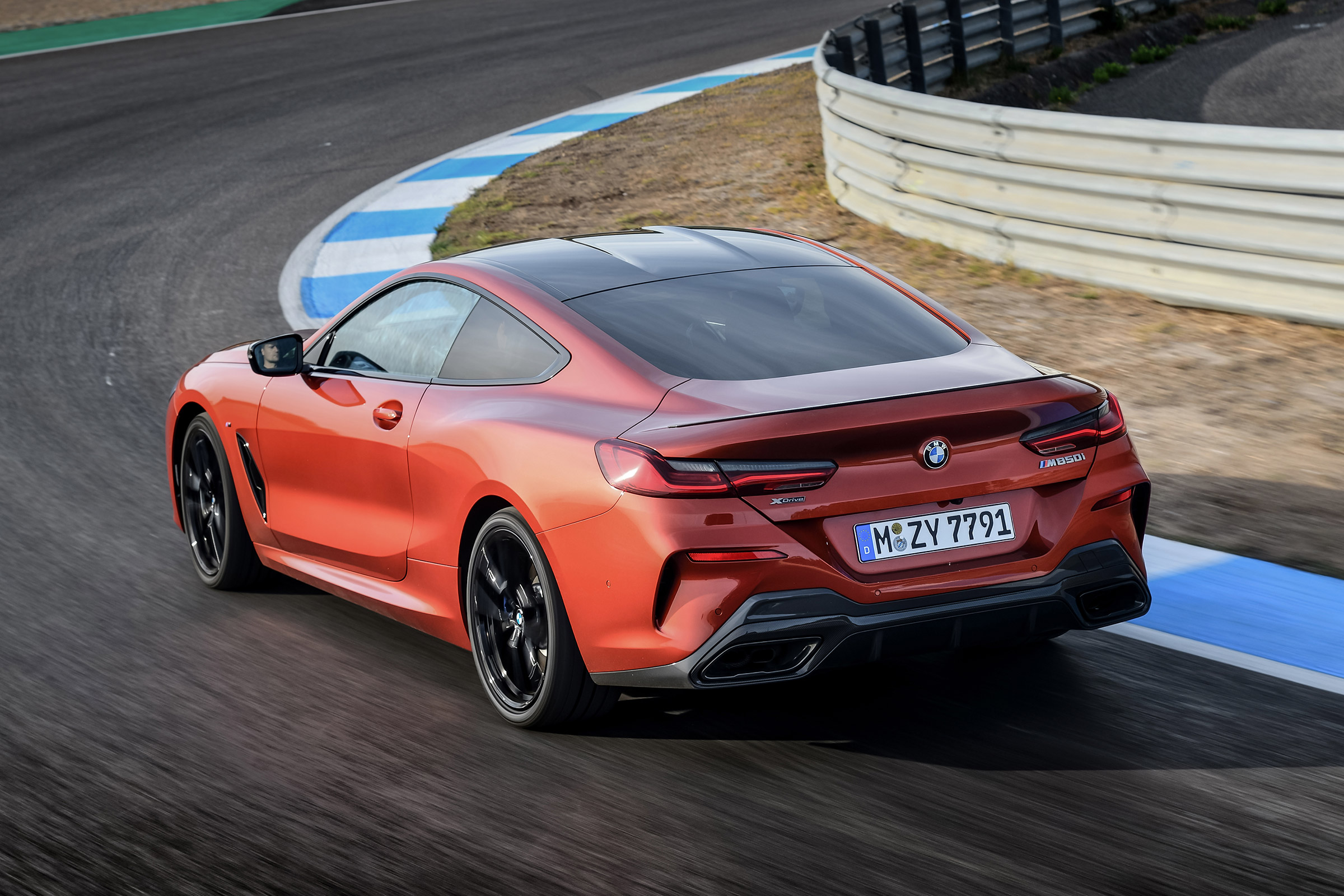 BMW 8 Series - track rear cornering