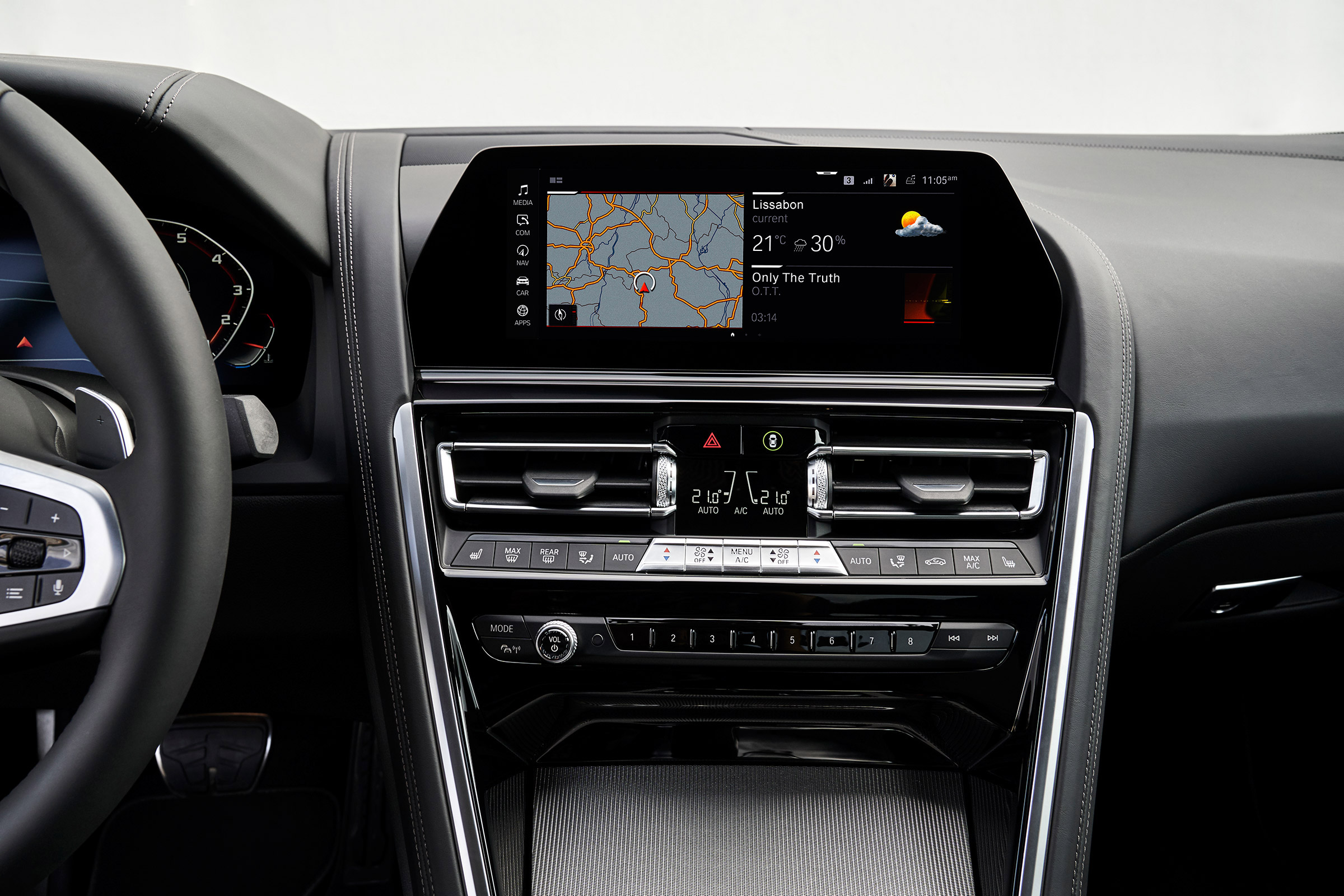 BMW 8 Series - centre console