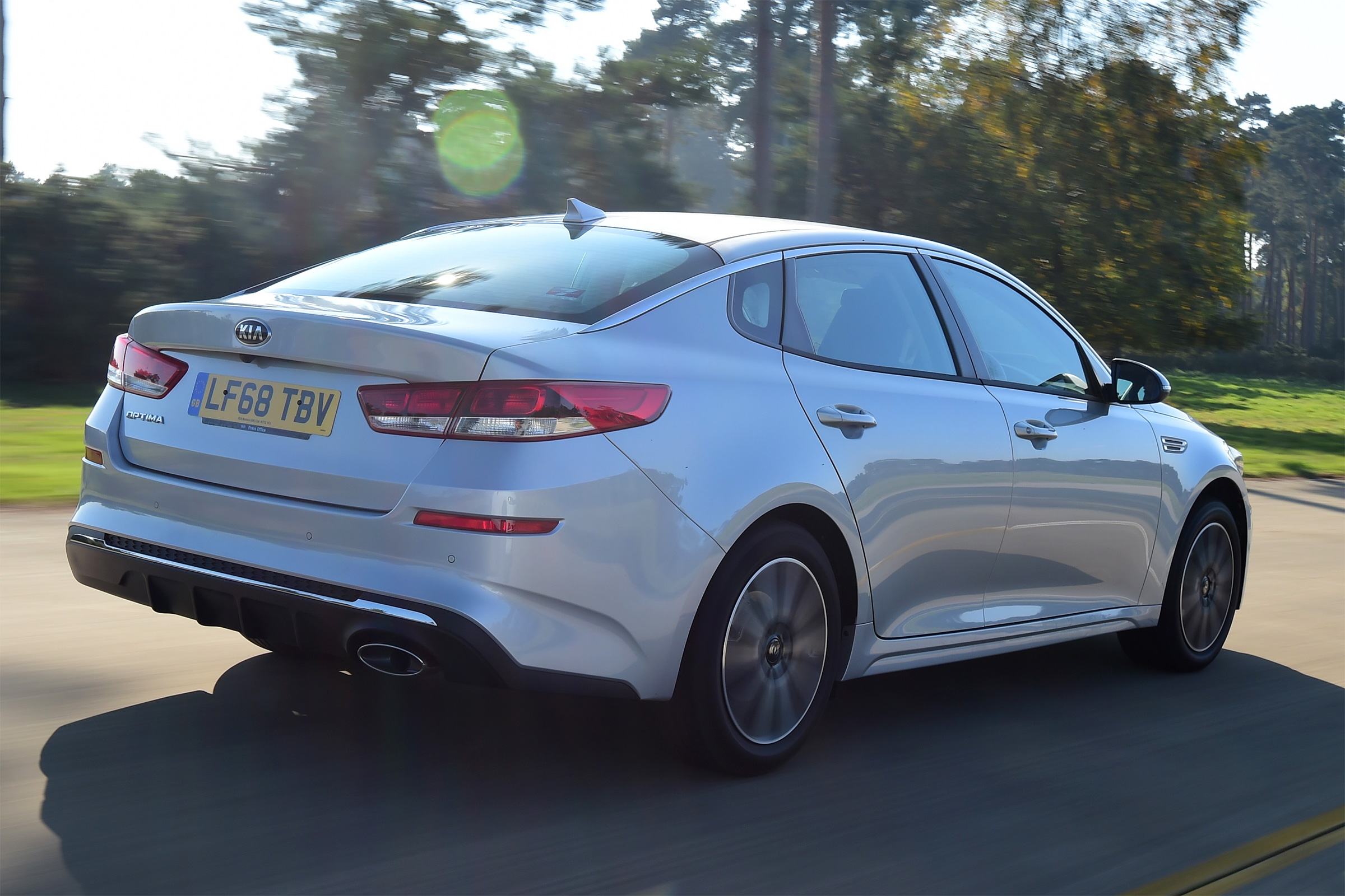 Kia Optima - rear tracking