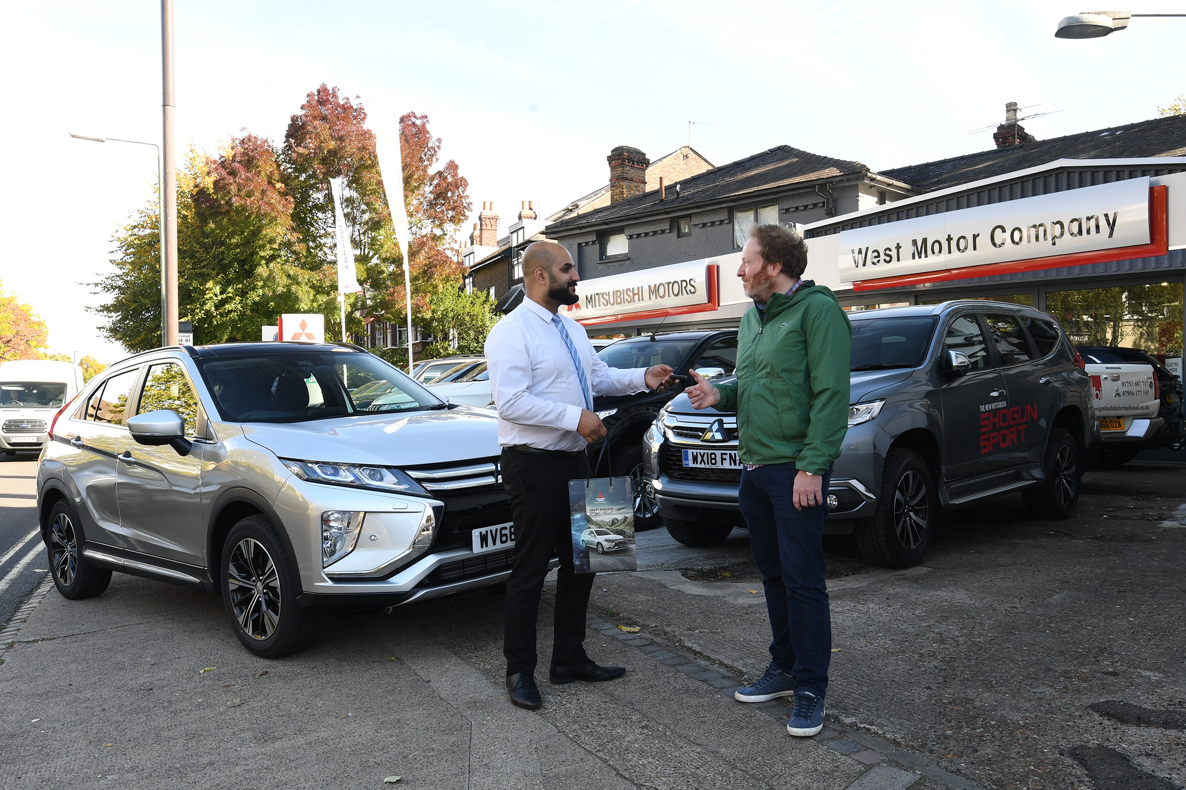 Mitsubishi Eclipse Cross - handing over the keys