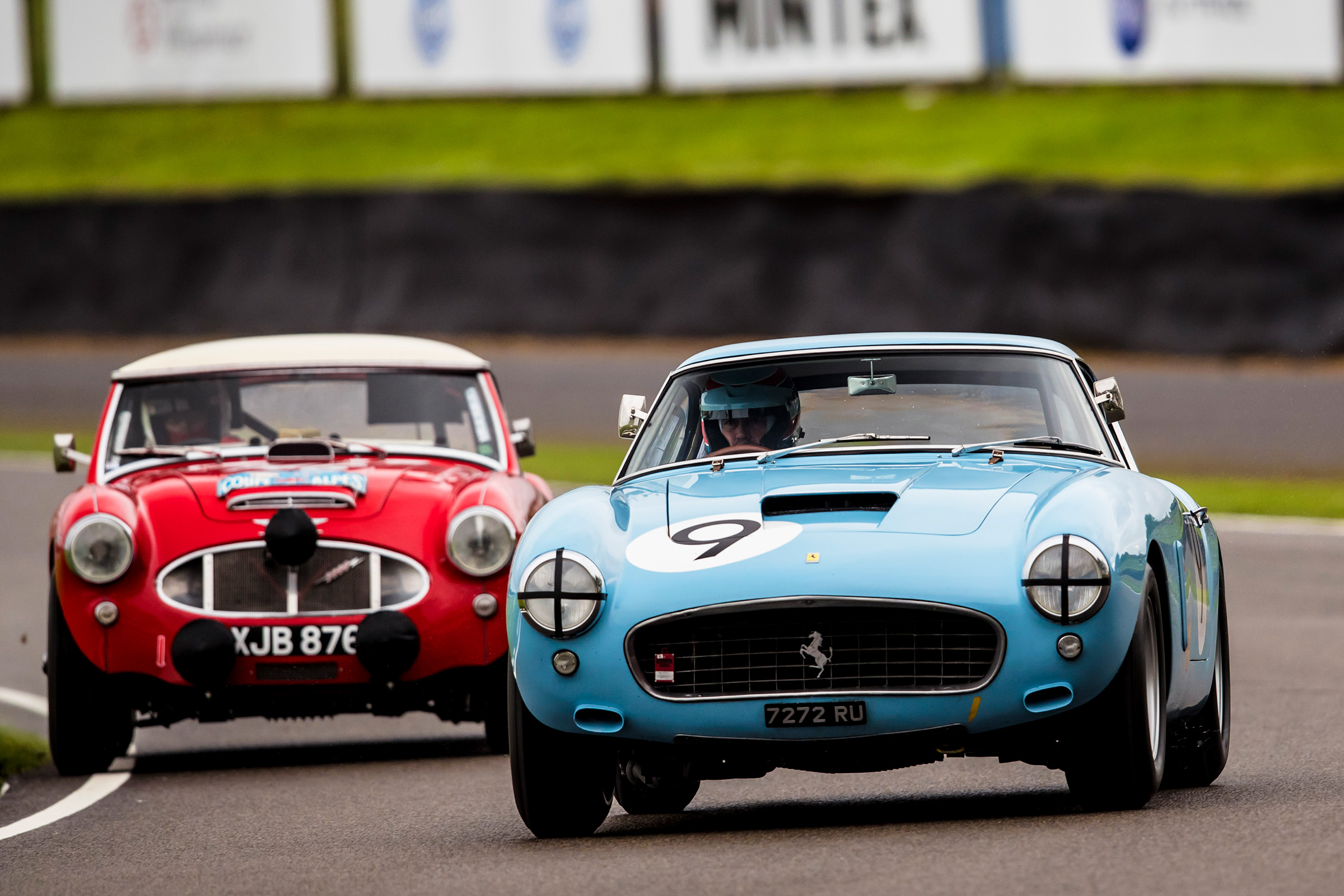 Ferrari 250 SWB Austin Healey 3000 goodwood revival
