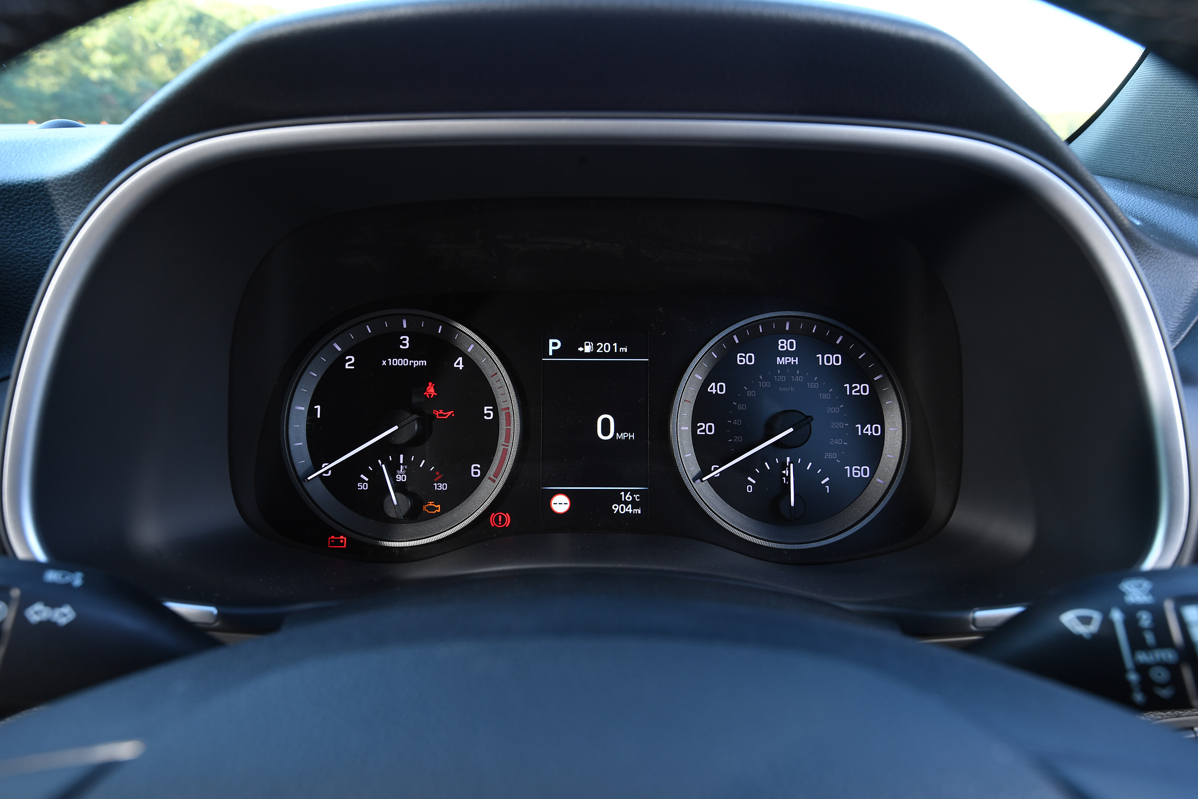 Hyundai Tucson 48v - instruments 