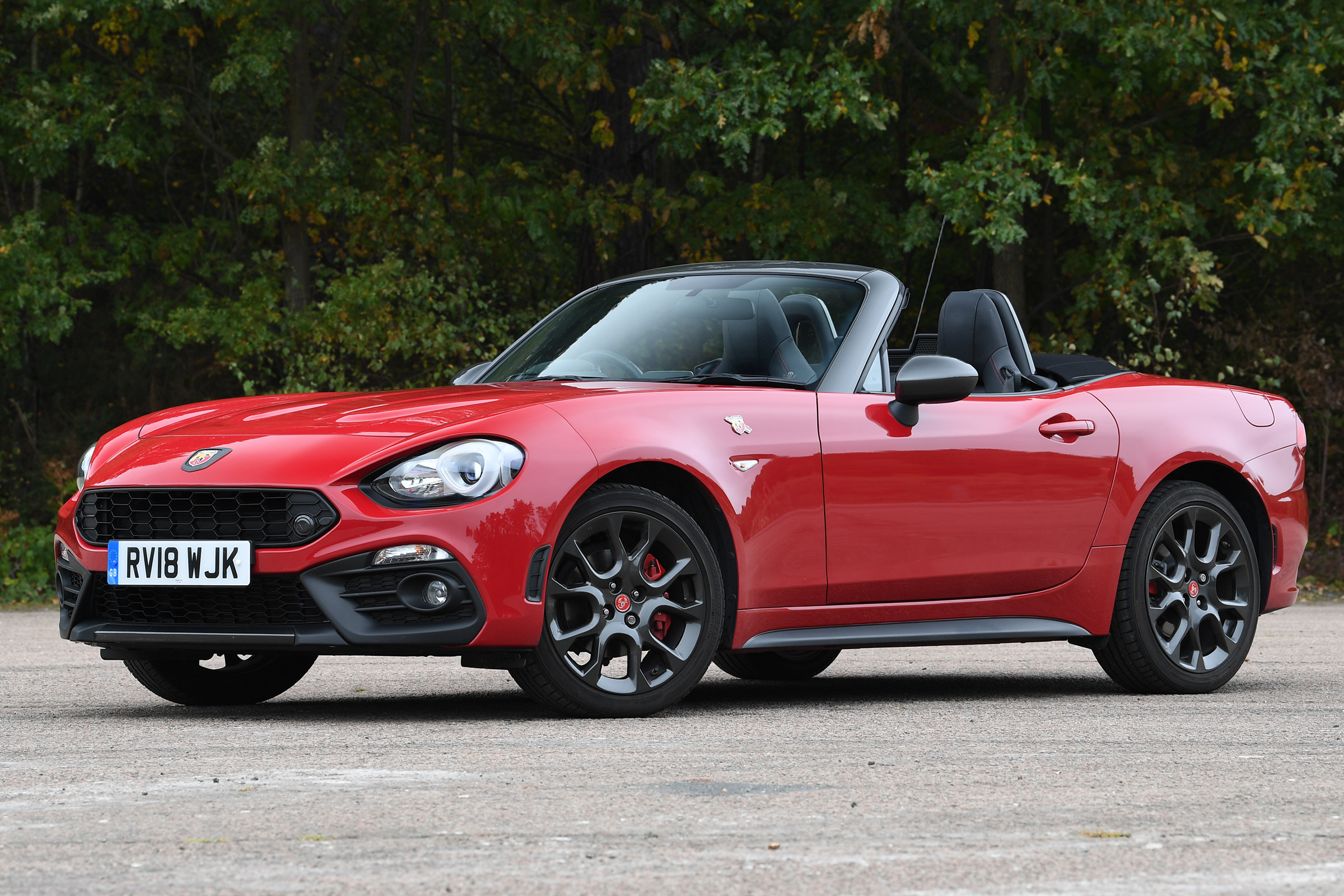 abarth 124 spider static