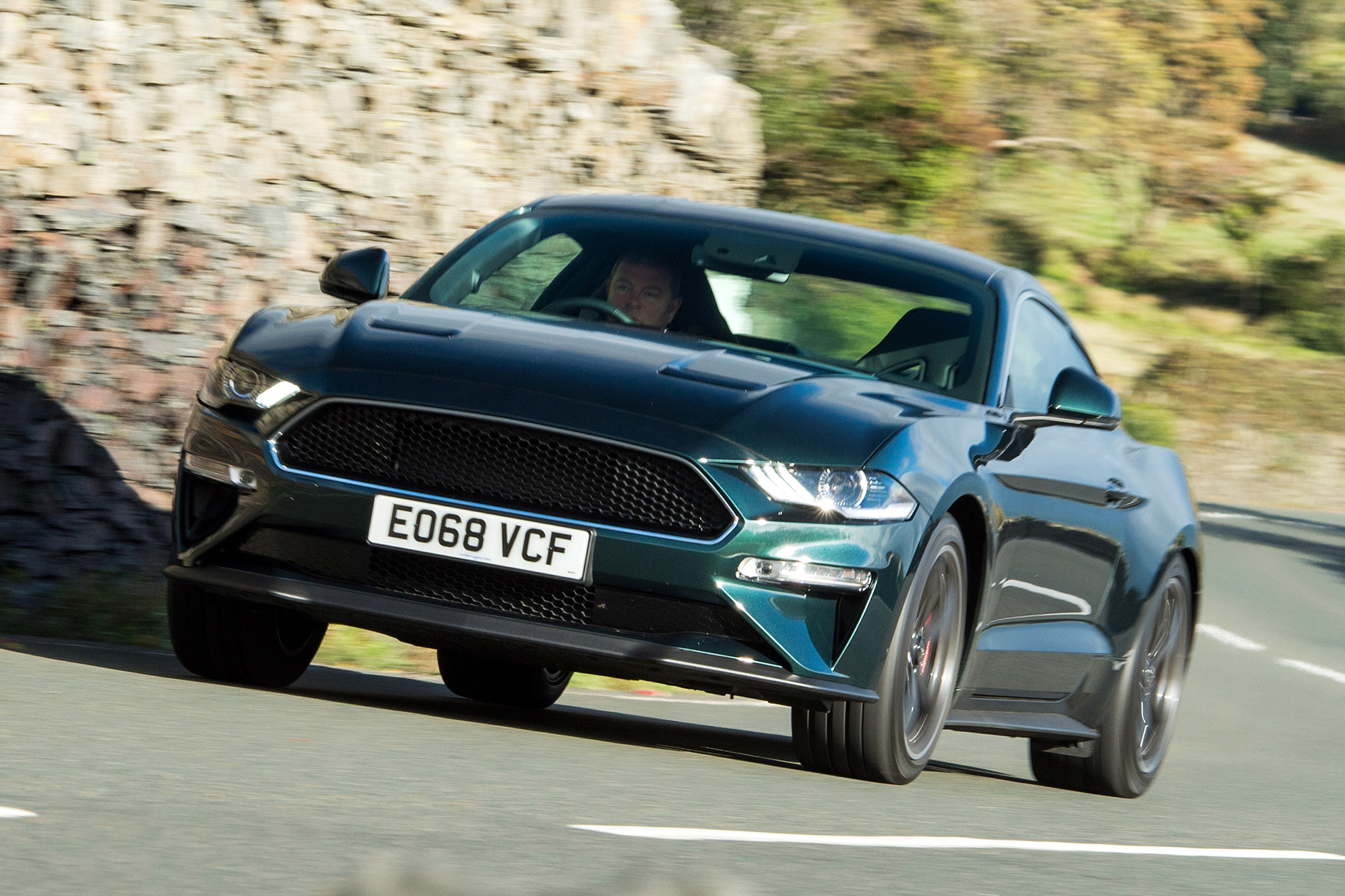 ford mustang bullitt tracking front