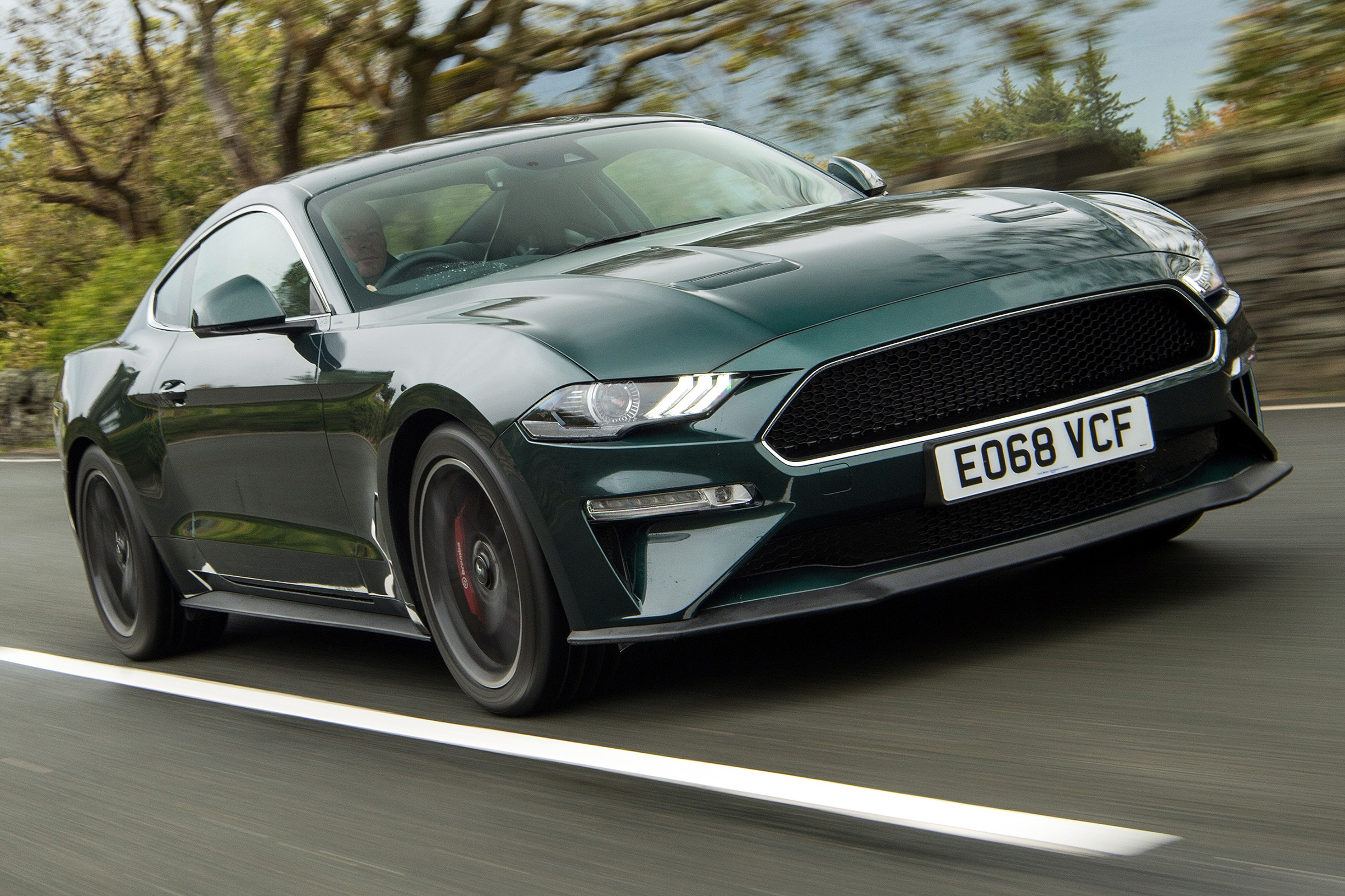 ford mustang bullitt tracking front