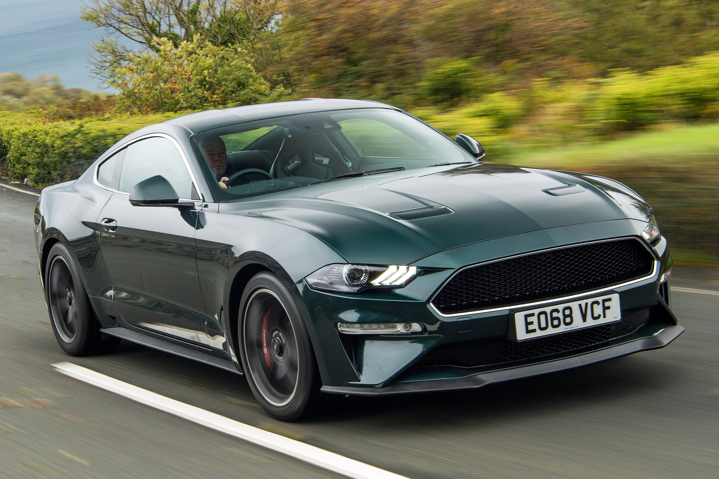 ford mustang bullitt tracking front