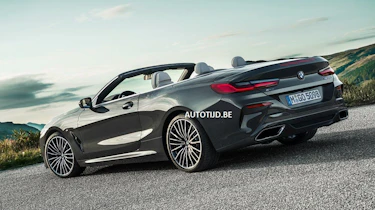bmw 8 series convertible leaked static rear
