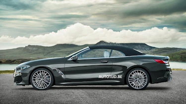 bmw 8 series convertible leaked static roof up