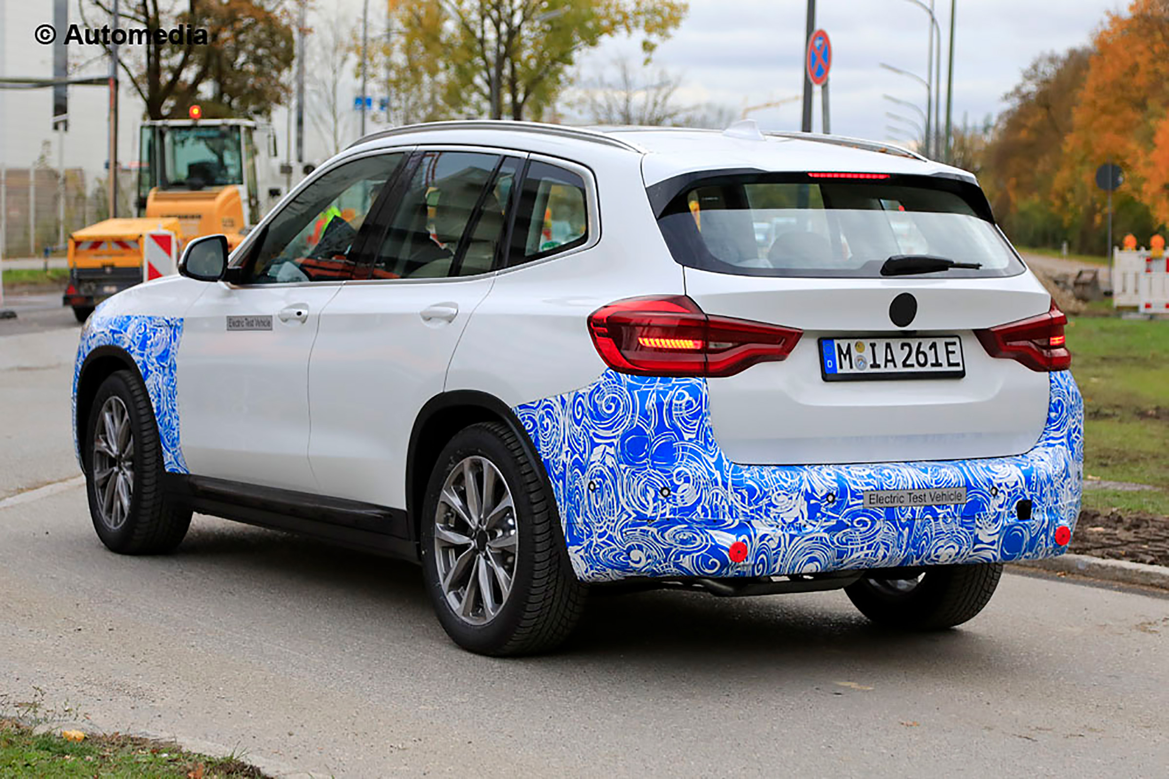 BMW iX3 - spied rear