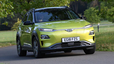 Hyundai Kona electric front quarter