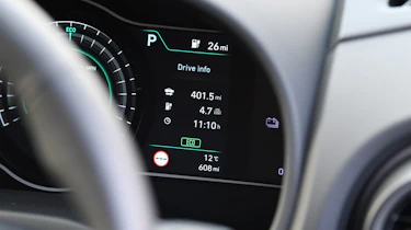 Hyundai Kona electric dash