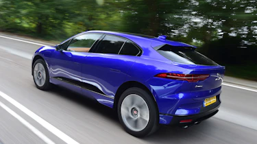 Jaguar I-Pace rear tracking shot