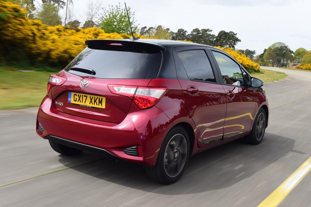 Used Toyota Yaris - rear action