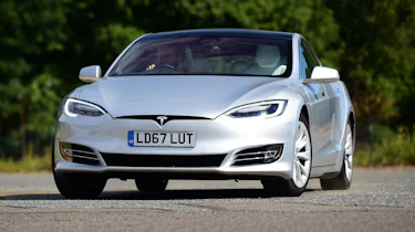 tesla model s front static