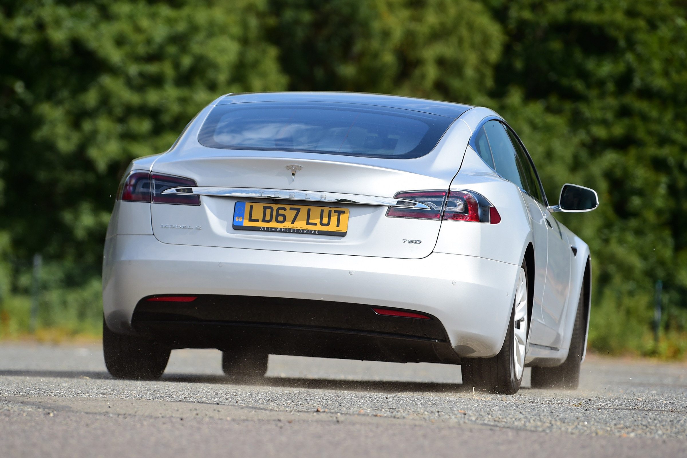 tesla model s rear