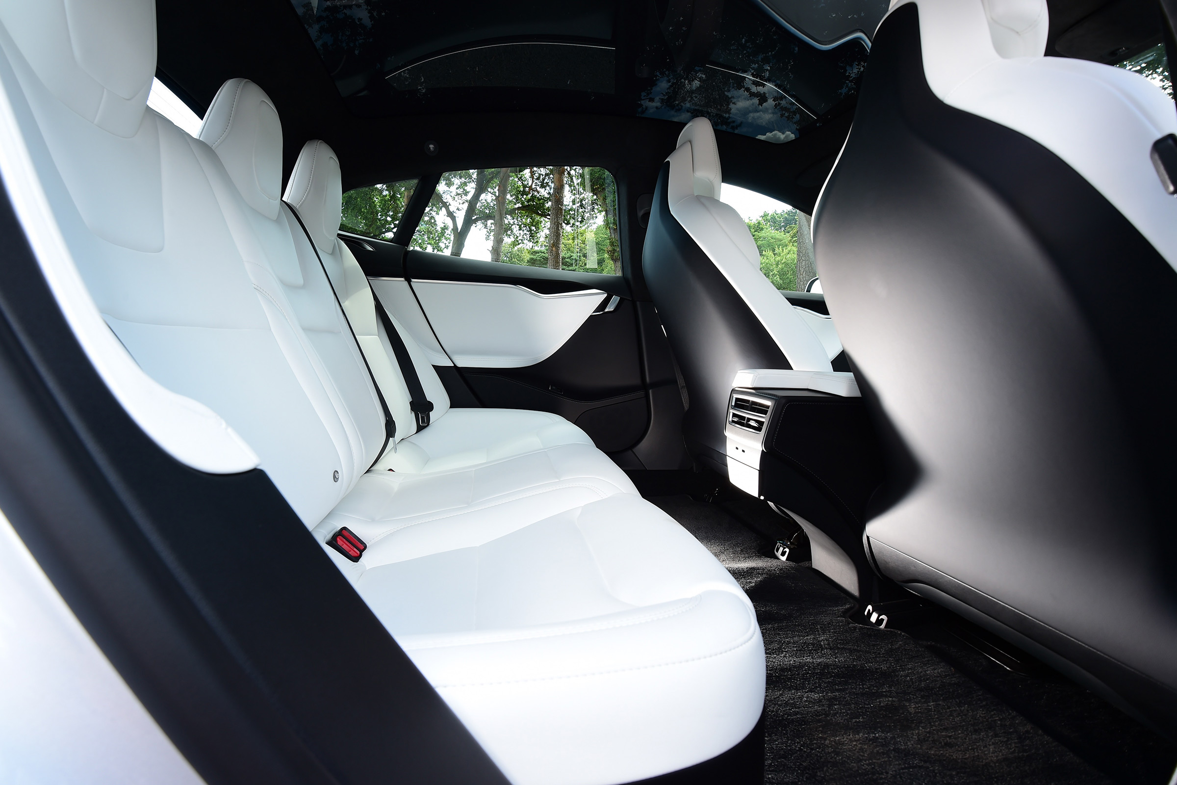 tesla model s interior rear seats