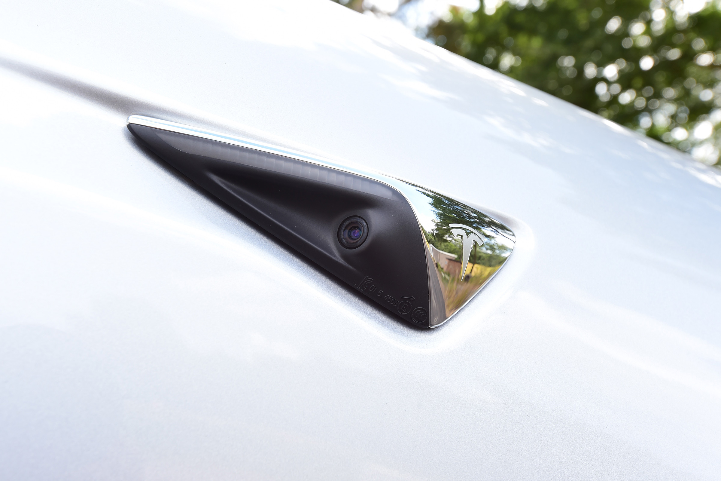 tesla model s exterior details camera