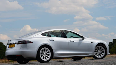 tesla model s exterior static rear