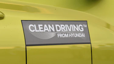 Hyundai Kona electric side badge