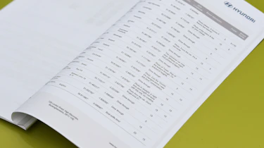 Hyundai Kona electric paper