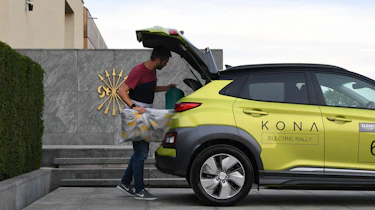 Hyundai Kona electric boot