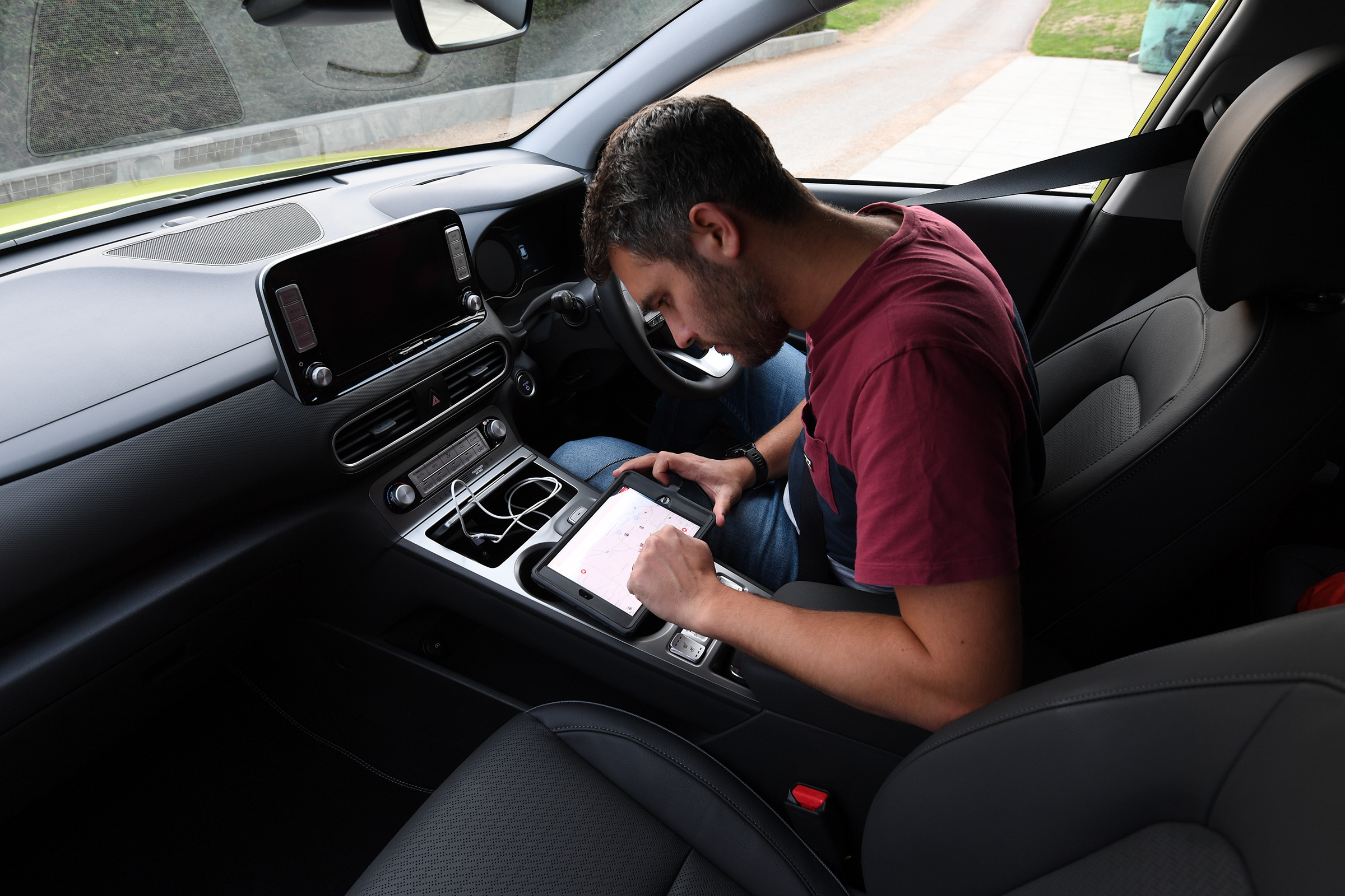 Dichie Ingram does car interiors