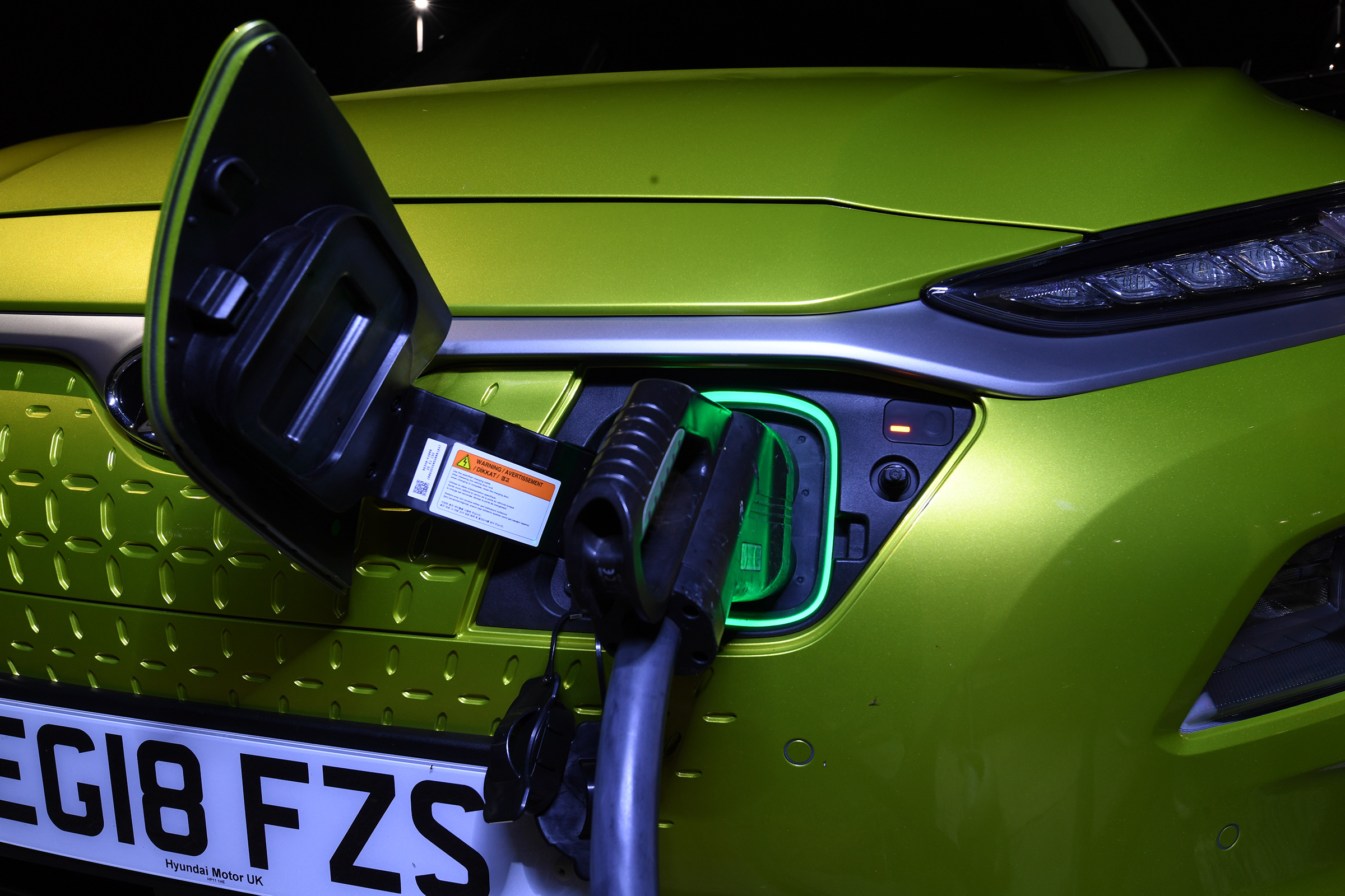 Hyundai Kona charging
