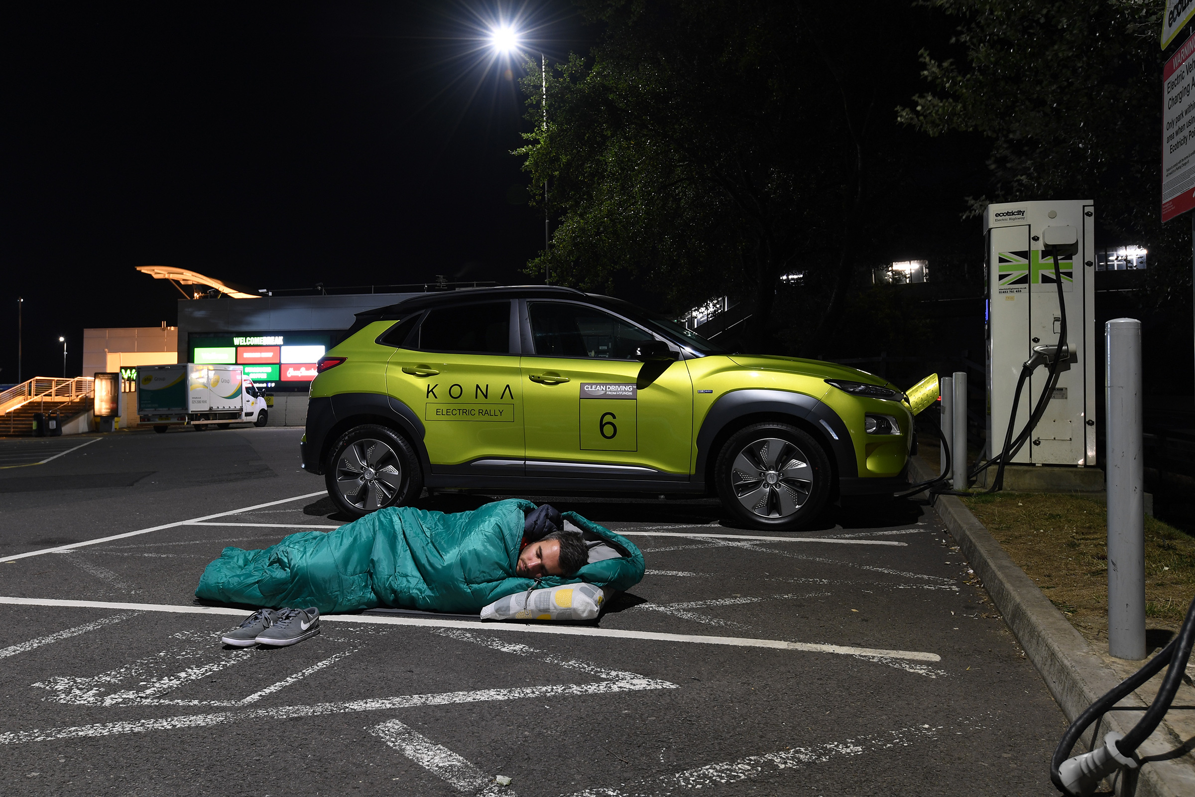 Richard Ingram does sleeping on the street