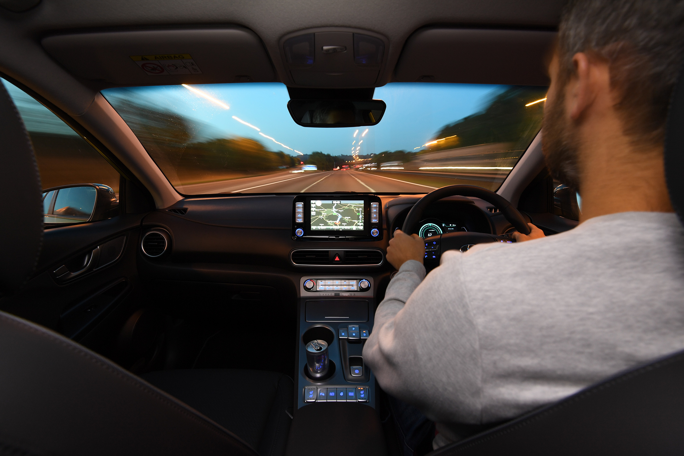Richard Ingram does driving at dusk