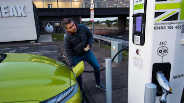 Plugging in a Hyundai Kona electric