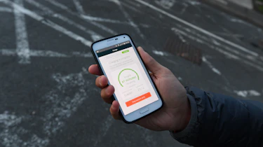 Smartphone electric car charging