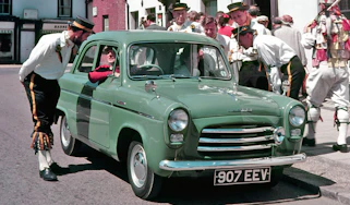 Ford Popular front quarter green