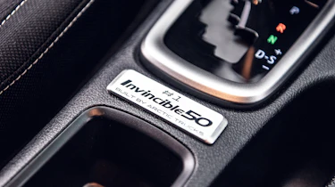 Toyota Hilux Invincible 50 Limited Edition - interior badge