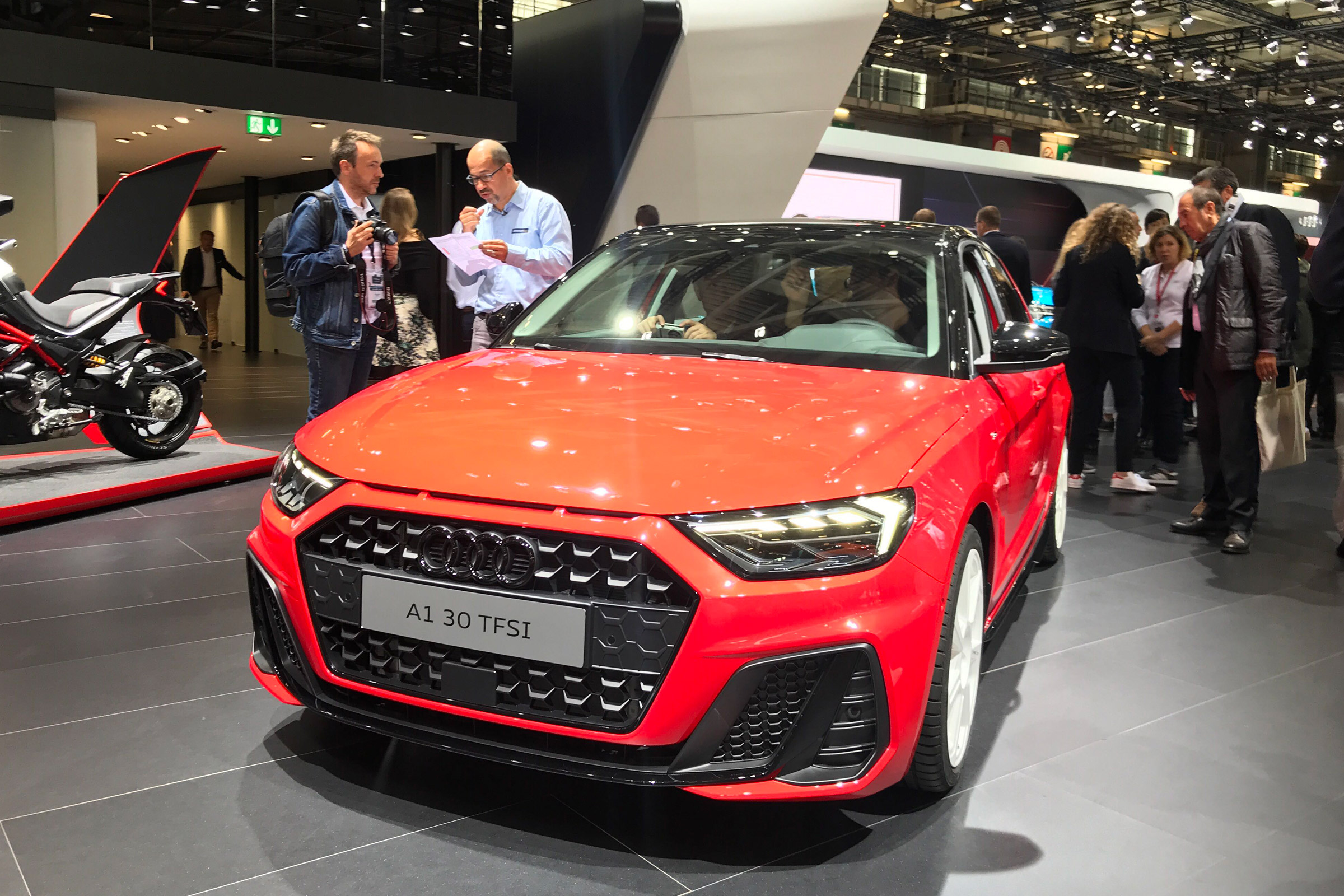 New Audi A1 revealed front