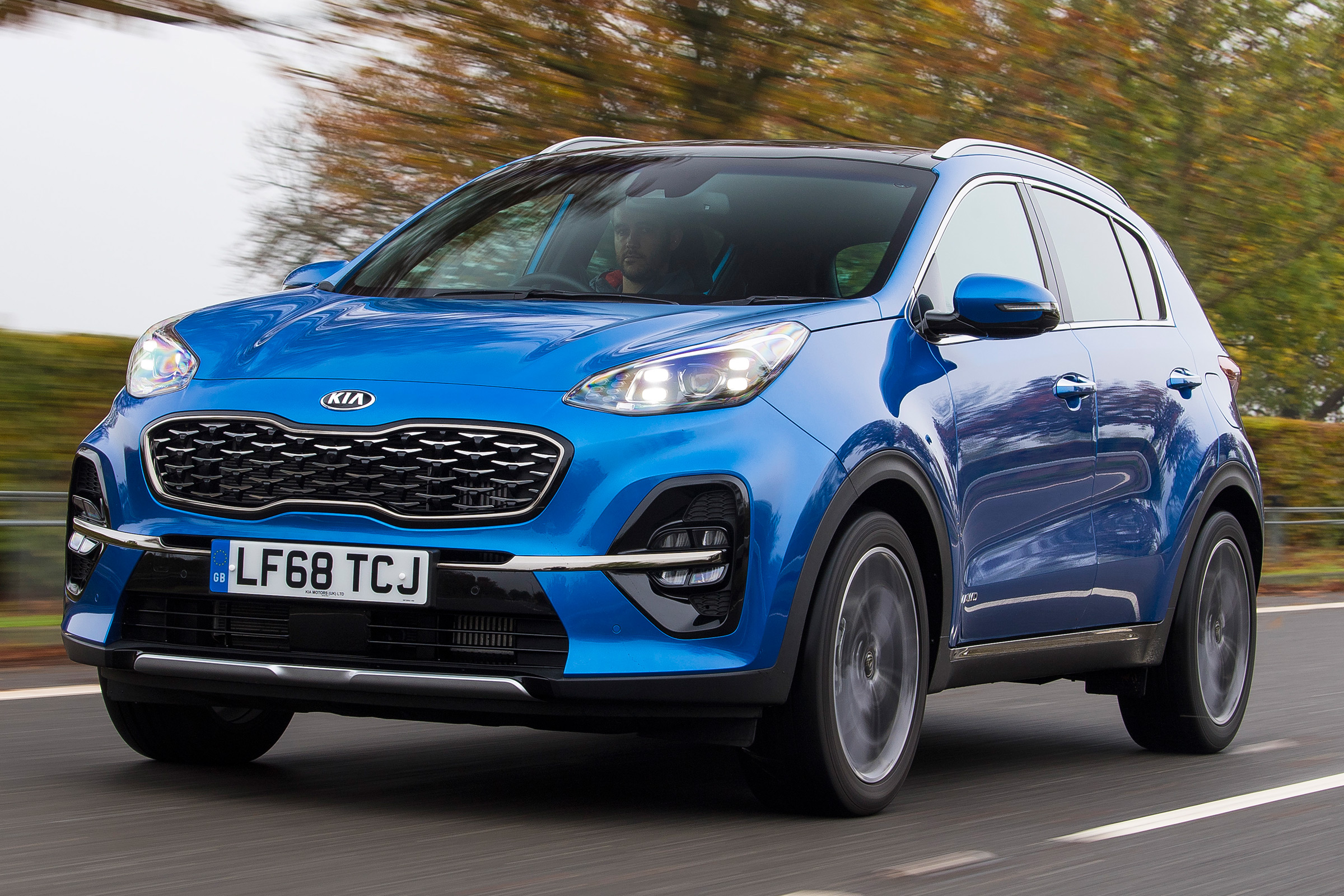 kia sportage 48v hybrid tracking front