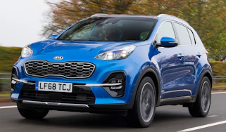 kia sportage 48v hybrid tracking front