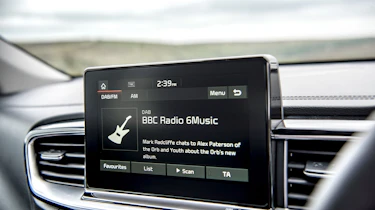 New Kia Ceed infotainment screen