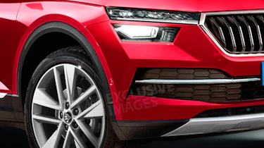 Skoda Kamiq SUV render detail