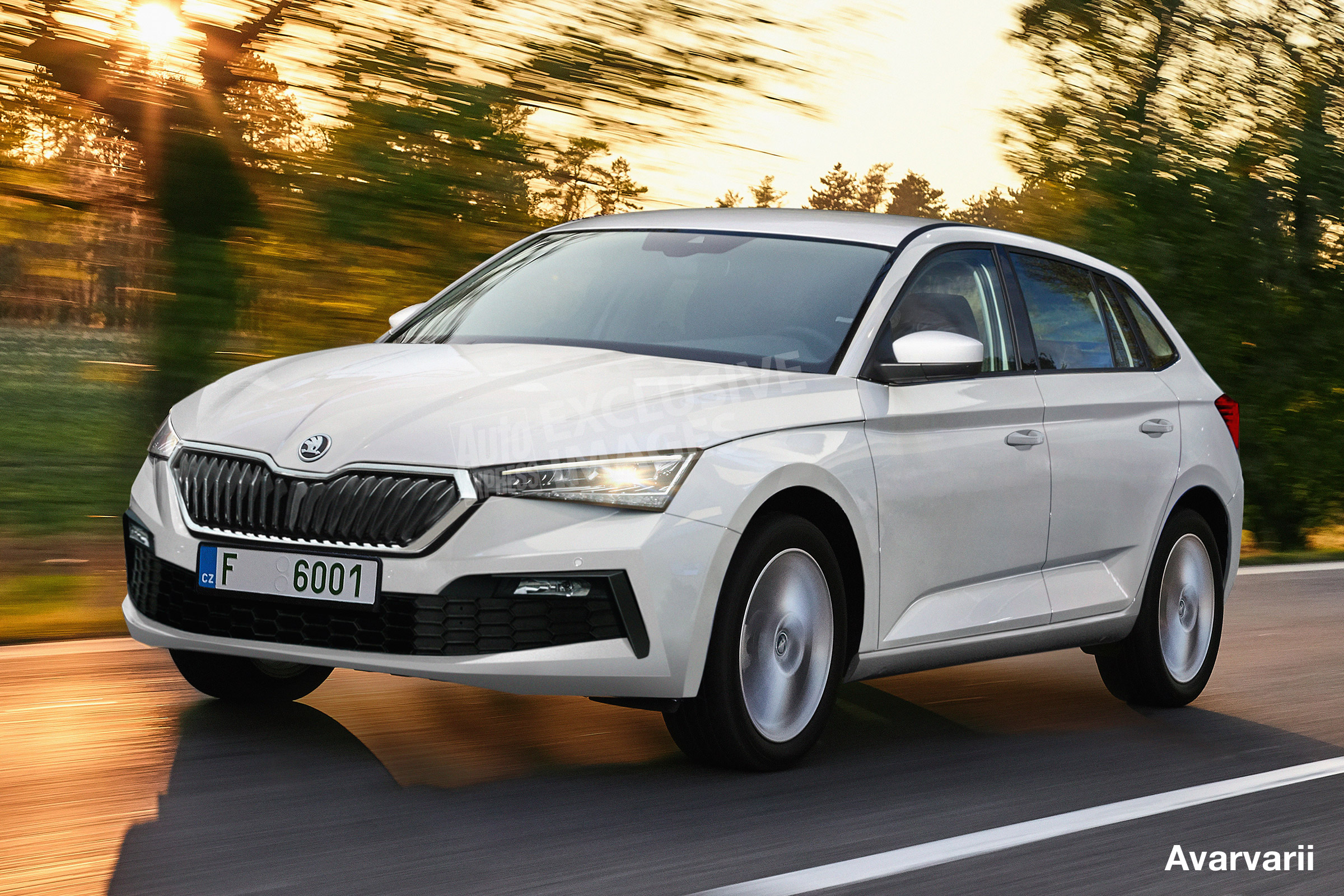 Skoda Scala - front (watermarked)