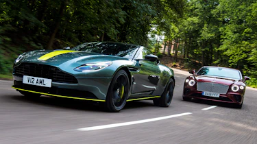 Aston Martin DB11 AMR vs Bentley Continental GT - header two