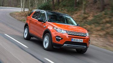 Used Land Rover Discovery Sport - front tracking