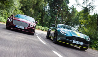 Aston Martin DB11 AMR vs Bentley Continental GT - header