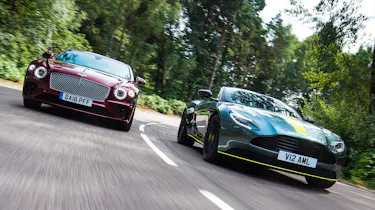 Aston Martin DB11 AMR vs Bentley Continental GT - header