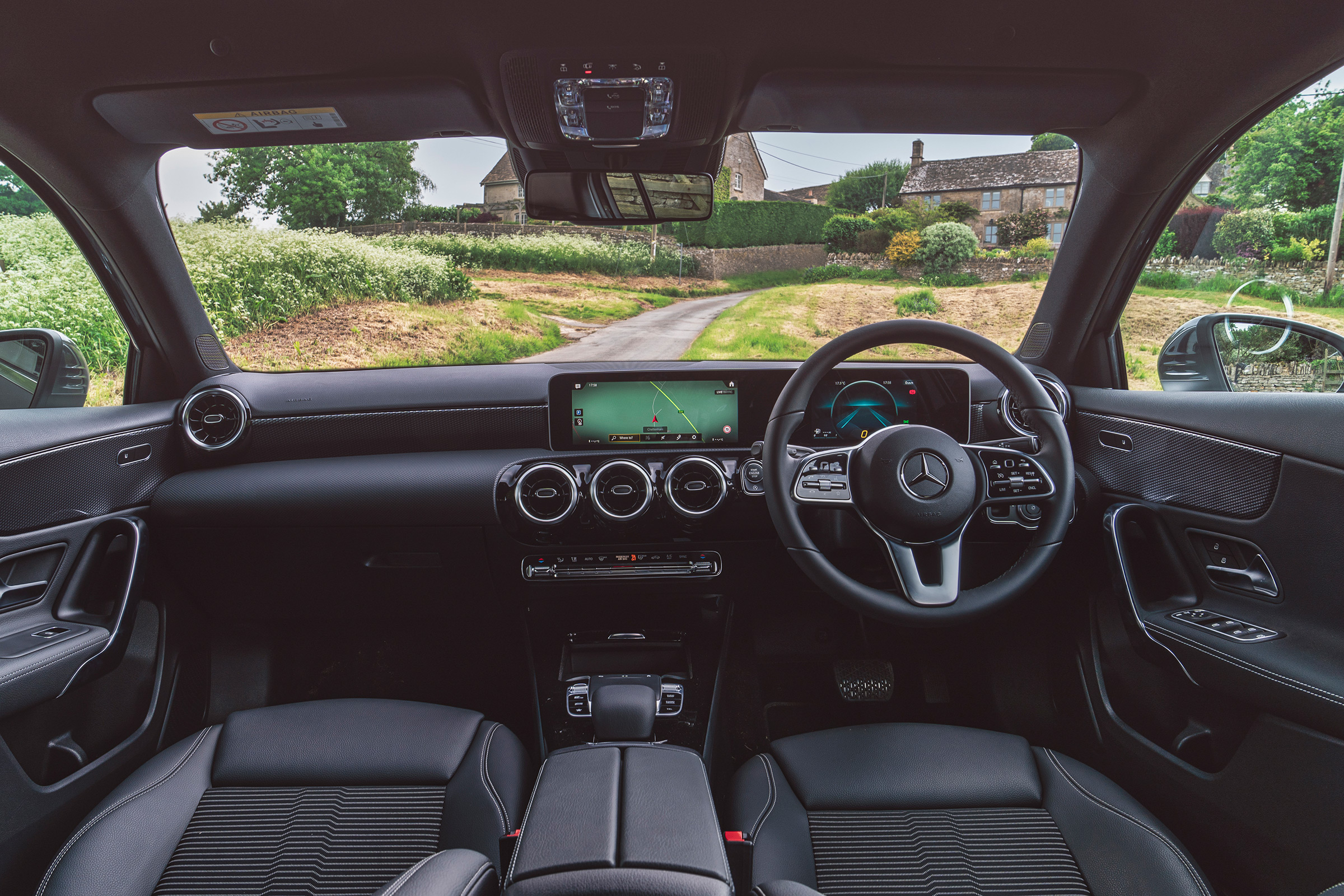 mercedes a-class interior