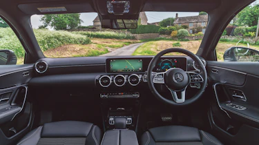 mercedes a-class interior