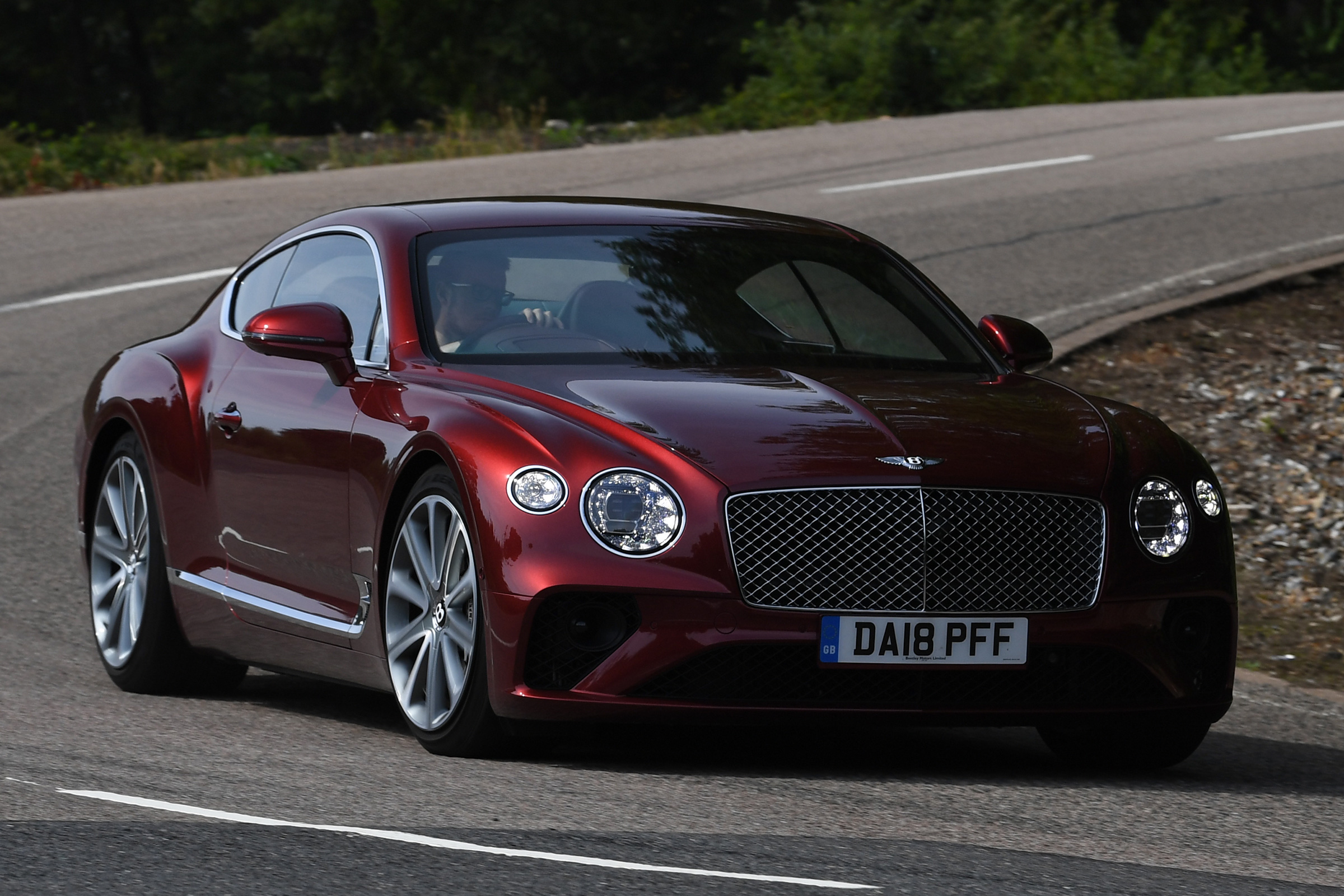 Bentley Continental GT - front cornering 