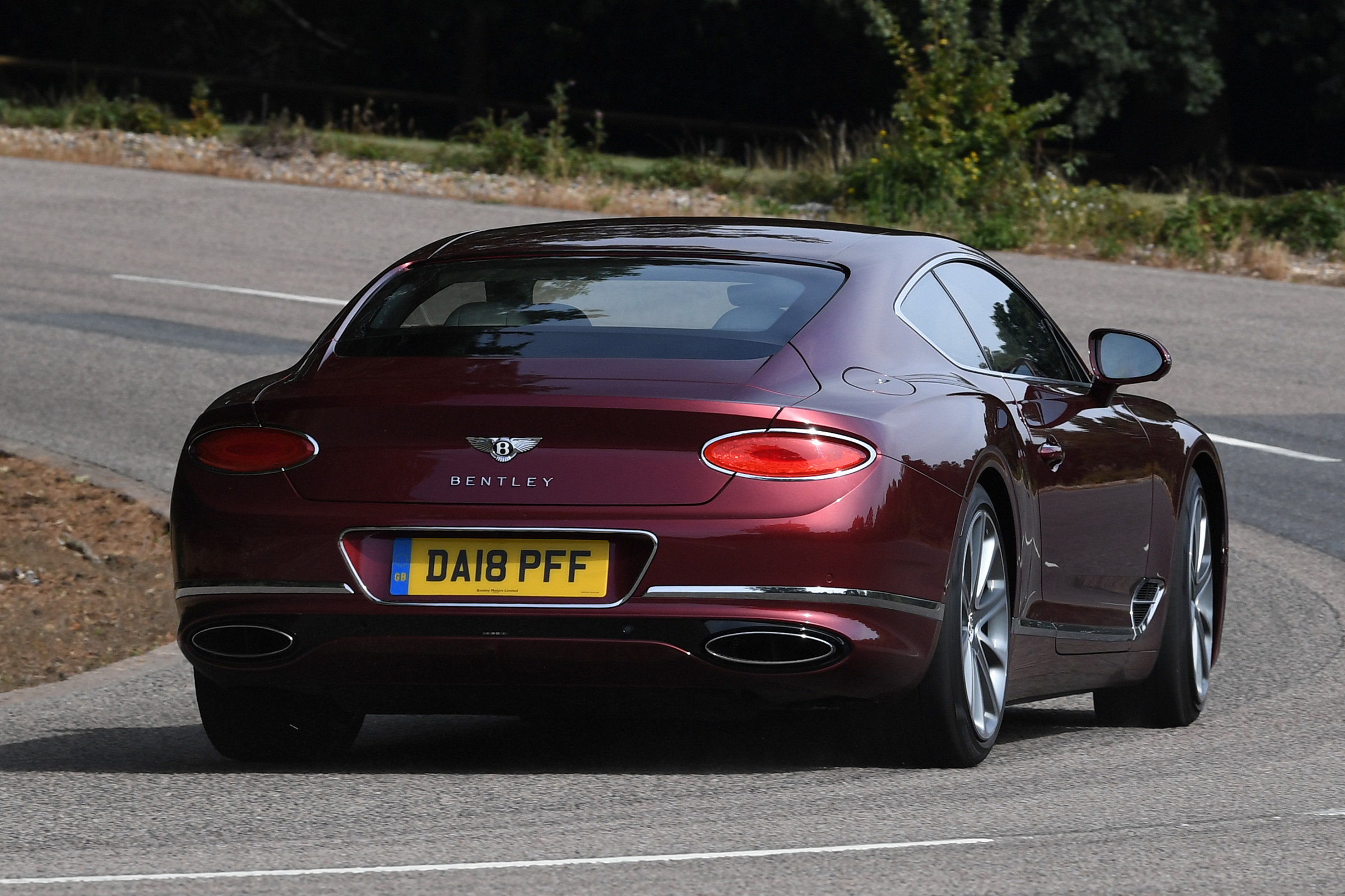 Bentley Continental GT - rear cornering